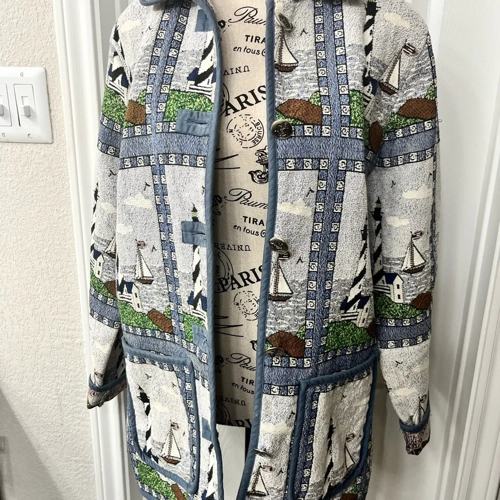 Vintage 80s Blair Lighthouse Jacket - Picture 8 of 12